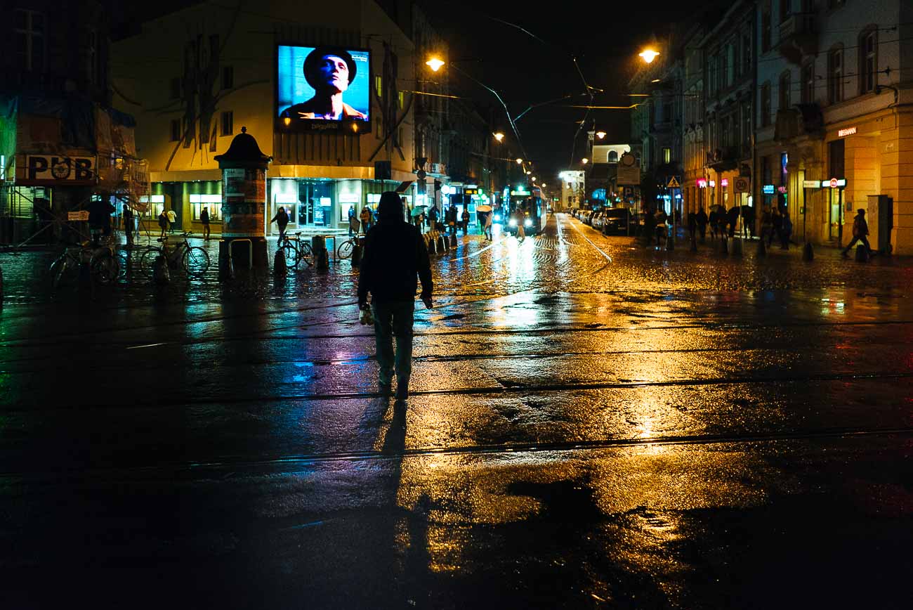 Street Photography Krakow Rain Martin U Waltz