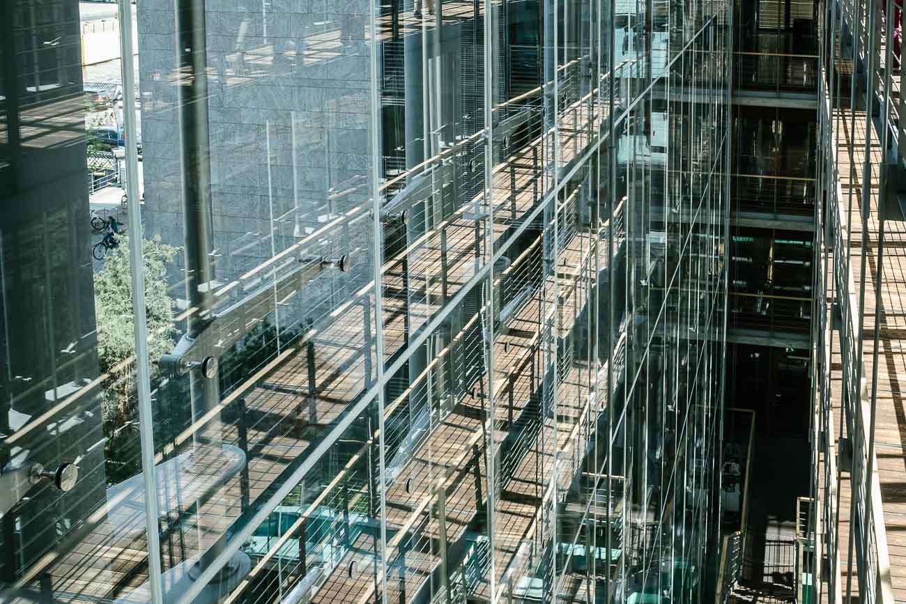 Innenansicht Bundestag und Kanzleramt Martin U Waltz