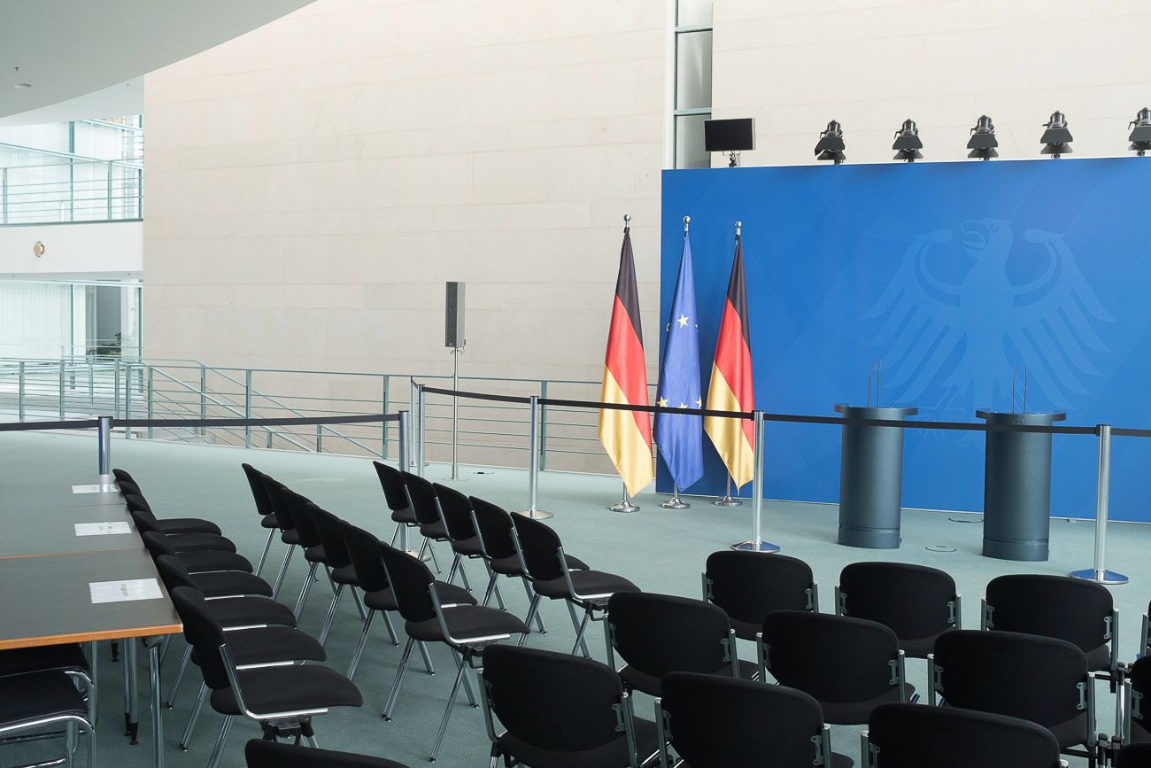 Innenansicht Bundestag und Kanzleramt Martin U Waltz