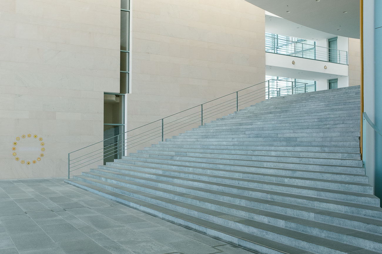 Innenansicht Bundestag und Kanzleramt Martin U Waltz
