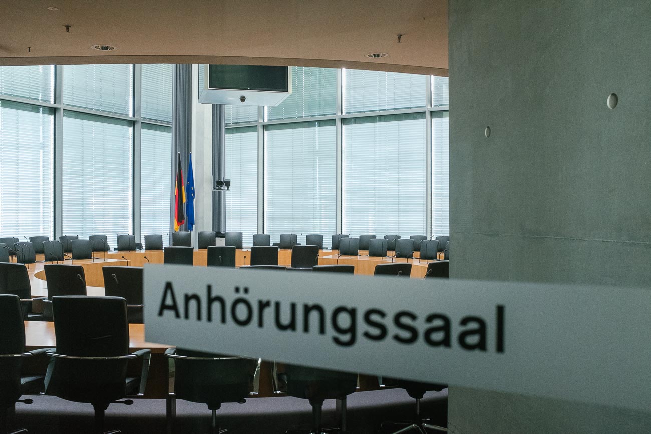 Innenansicht Bundestag und Kanzleramt Martin U Waltz